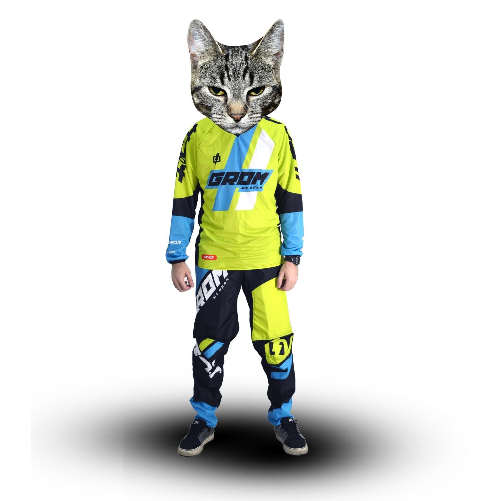 Джерси кросс GROM Race Lime