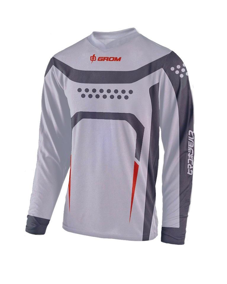 Джерси кросс GROM Tech 9.6 grey Джерси кросс GROM Tech 9.6 grey