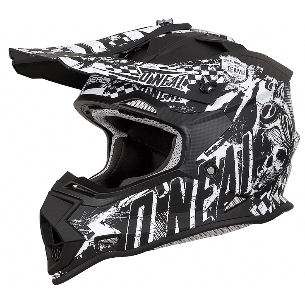 Шлем кроссовый детский ONEAL 2SERIES RIDER Термопластик, Matt Black/White