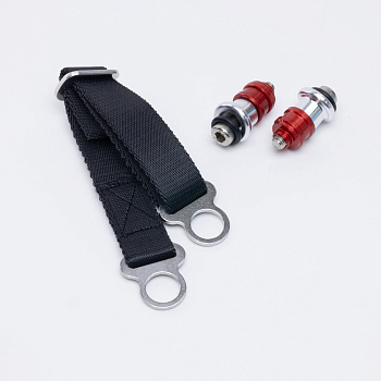 Стропа задняя для мотоцикла OTOM Enduro Красный