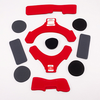 Вставки мягкие наколенников POD K4 Red OS-Right